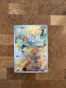 Pokemon Scarlet and Violet RALTS - ILLUSTRATION RARE - 211/198 - NM - Image 1