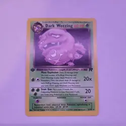 Pokemon Dark Weezing 31/82 Team Rocket Regular 1st Edition - Image 1