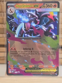 Mega Charizard X EX 029 Black Star Promo - MEP EN Pokemon - Illu Takuyoa - Mint - Image 1