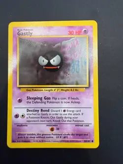 Pokemon TCG Gastly Base 50/102 Regular LP! - Image 1