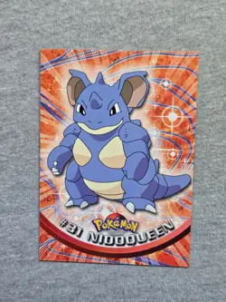 Nidoqueen #31 Topps Blue Logo TV Animation Edition Series 1 Pokemon - Image 1