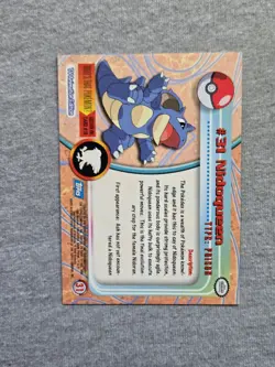 Nidoqueen #31 Topps Blue Logo TV Animation Edition Series 1 Pokemon - Image 2