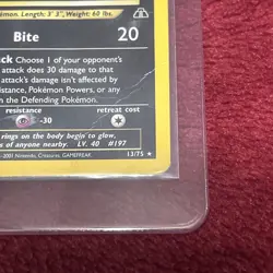 Pokemon TCG Umbreon Neo Discovery Holo Rare Card 13/75 - Image 3
