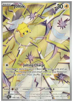 Pokemon SV07: Stellar Crown #150/142 Joltik - Image 1