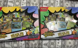 Pokemon Mega Evolution Ascended Heroes Deluxe Pin Collection Lot X2 - Image 1