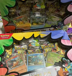 Pokemon Mega Evolution Ascended Heroes Deluxe Pin Collection Lot X2 - Image 2