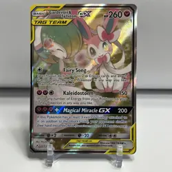 2019 Pokemon Unbroken Bonds Gardevoir Sylveon GX Tag Team Alt Art 205/214 1Owner - Image 1