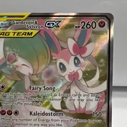 2019 Pokemon Unbroken Bonds Gardevoir Sylveon GX Tag Team Alt Art 205/214 1Owner - Image 4