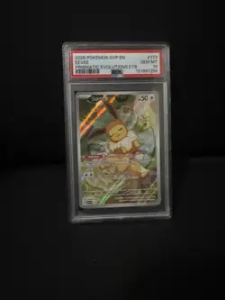 2025 POKEMON SVP EN-SV BLACK STAR PROMO #173 EEVEE PSA 10 - Image 1