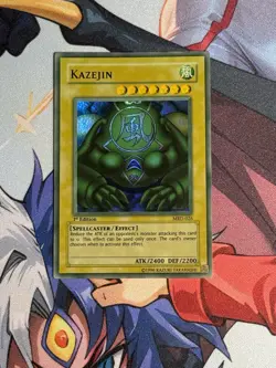 Yu-Gi-Oh! TCG Kazejin Metal Raiders MRD-026 1st Edition Super Rare FADED - Image 1