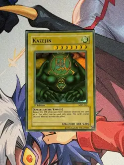 Yu-Gi-Oh! TCG Kazejin Metal Raiders MRD-026 1st Edition Super Rare FADED - Image 2