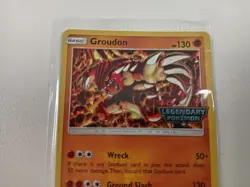 Pokemon Groudon Cosmos Holo Stamped Promo Trading Card Sealed 81/168 TCG #Live - Image 2