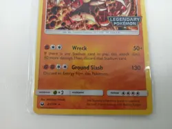 Pokemon Groudon Cosmos Holo Stamped Promo Trading Card Sealed 81/168 TCG #Live - Image 3