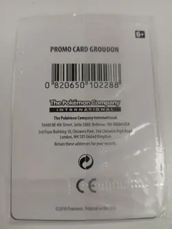 Pokemon Groudon Cosmos Holo Stamped Promo Trading Card Sealed 81/168 TCG #Live - Image 4