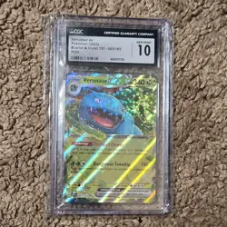 Venusaur ex CGC 10 Scarlet & Violet 151 003/165 Holo Pokemon Card 2023 - Image 1