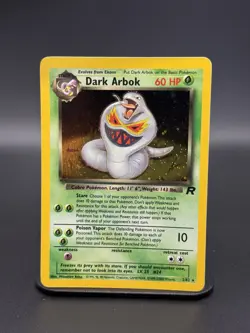 Dark Arbok 2/82 Team Rocket Holo (MP) VINTAGE POKEMON CARDS - Image 1
