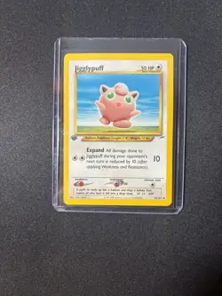 Pokemon Jigglypuff 50HP Basic Neo Destiny 44/105 2000 English Vintage TCG Card - Image 1