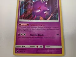 Pokemon Gengar Holo Rare Trading Card Crimson Invasion 38/111 TCG #Live - Image 3