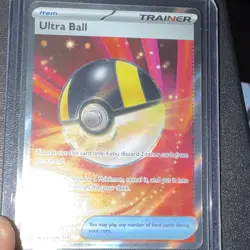 Pokemon Ultra Ball Trainer-Item Holo Secret Rare Card 264/217 - Image 2