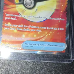 Pokemon Ultra Ball Trainer-Item Holo Secret Rare Card 264/217 - Image 4