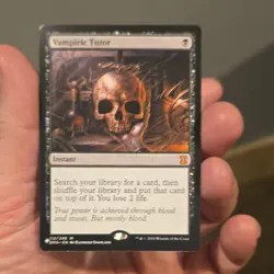 Vampiric Tutor Eternal Masters Regular Black Mythic Instant Wizards English - Image 1