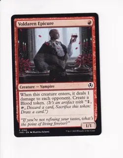 MAGIC THE GATHERING MTG INNISTRAD REMASTERED VOLDAREN EPICURE (#1) - Image 1