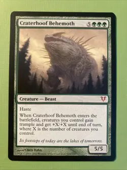 MTG - Craterhoof Behemoth- Avacyn Restored - NM - Image 1