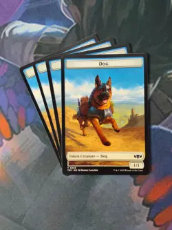 Dog Token x 4 | 7% Off 2+ | Tarkir: Dragonstorm | NM | MTG - Image 1