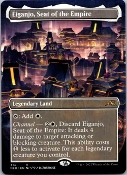 Eiganjo, Seat of the Empire (Borderless) R Kamigawa: Neon Dynasty 413 NM - Image 1