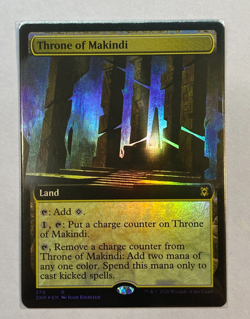 MTG - Throne of Makindi - Extended Art - FOIL - Zendikar Rising - Image 1