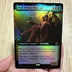 MTG Lorwyn Eclipsed - High Perfect Morcant (Extended Art) [FOIL] - ECL - NM - Image 1