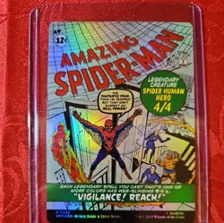 Peter Parker/Amazing Spiderman Showcase Foil Mythic, MTG Marvel Spiderman, #232 - Image 3