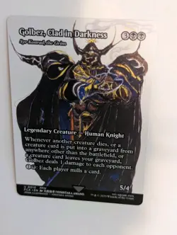 Magic The Gathering - MTG Final Fantasy - Golbez, Clad in Darkness - FCA U 0010 - Image 1