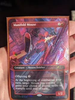 Manifold Mouse - Secret Lair Prize (SLP) - MTG - Foil - RCQ Championship - Image 1