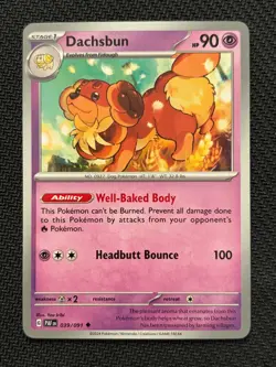 Dachsbun -Paldean Fates - Pink & Pastel Pokemon Gallery - Image 1