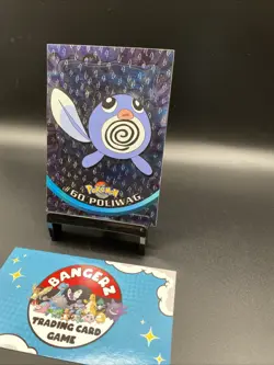 Topps Pokemon Poliwag #60 (TV Animation Edition) Holo Foil Black Logo - Image 2