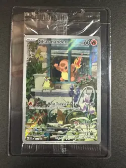 Charmander # 044 Pokemon Center Stamped Scarlet & Violet Promo SEALED LP - Image 1