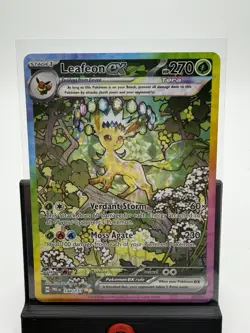 Pokemon TCG Leafeon EX Prismatic Evolutions Sir 144/131 Near Mint Condition - Image 1