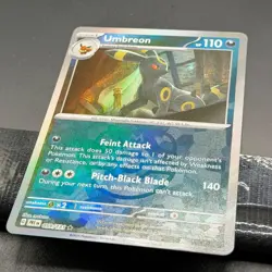 Umbreon (Master Ball Pattern) 059/131 SV: Prismatic Evolutions Holo Pokemon - Image 3