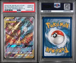 2019 POKEMON SM BLACK STAR PROMO FULL ART/MOLTRES & ZAPDOS & ARTICUNO GX PSA 10 - Image 3