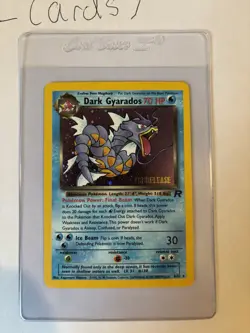 1999 Pokemon Dark Gyarados 8/82 Prerelease Team Rocket -WOTC- Mint Condition - Image 2