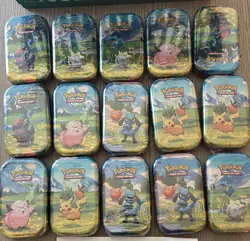 LOT OF ALL 15 SEALED ✅ Pokemon TCG Ascended Heroes MINI TINS Brand New! IN-HAND! - Image 1