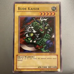 Rude Kaiser SDK-E025 Common Unlimited Yu-Gi-Oh! LP/MP - Image 1