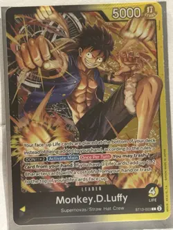 Monkey.D.Luffy (003) ST13-003 Ultra Deck: The Three Brothers Foil - Image 1