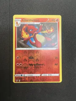 MISCUT Pokemon TCG Charmeleon #24 Reverse Holo Error Card! - Image 1