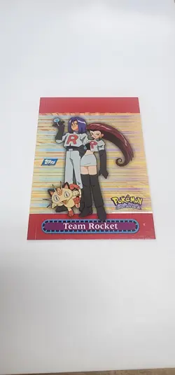 Pokemon Topps Team Rocket Pop-Up 5 of 10 TV Animation 3 Card - Image 1
