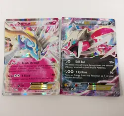 Pokemon Xerneas EX & Yveltal EX Shiny Promo Trading Cards XY149 XY150 TCG #Live - Image 1