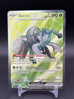 Pokemon TCG Durant EX Holo Ultra Rare Card 215/191SV08 Surging Sparks - Image 1
