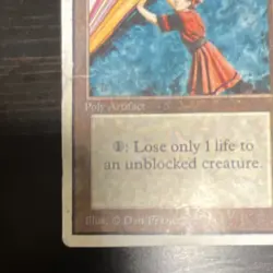 Magic: The Gathering Forcefield Unlimited Edition Artifact Rare Card Dan Frazier - Image 5