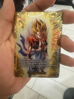 Dragon Ball Super Card Game 2nd Anniversary GOLD Energy Marker E-129 SSJ Gogeta - Image 1